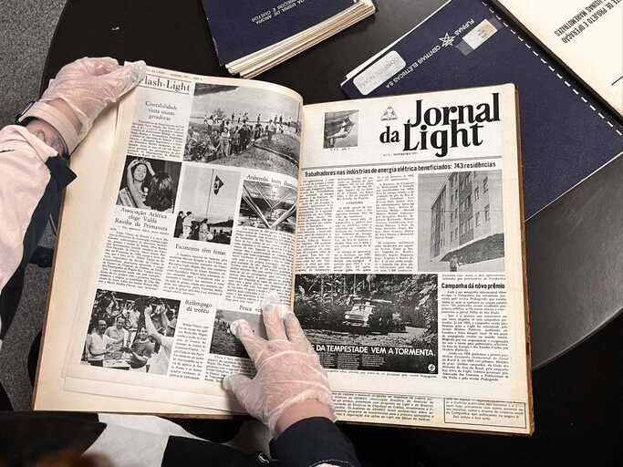 Memória da Eletricidade recebe doação de documentos históricos da Light