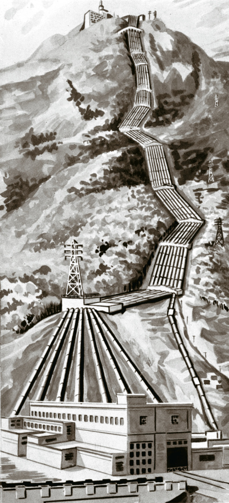 1925: Racionamento em São Paulo | A usina de Cubatão