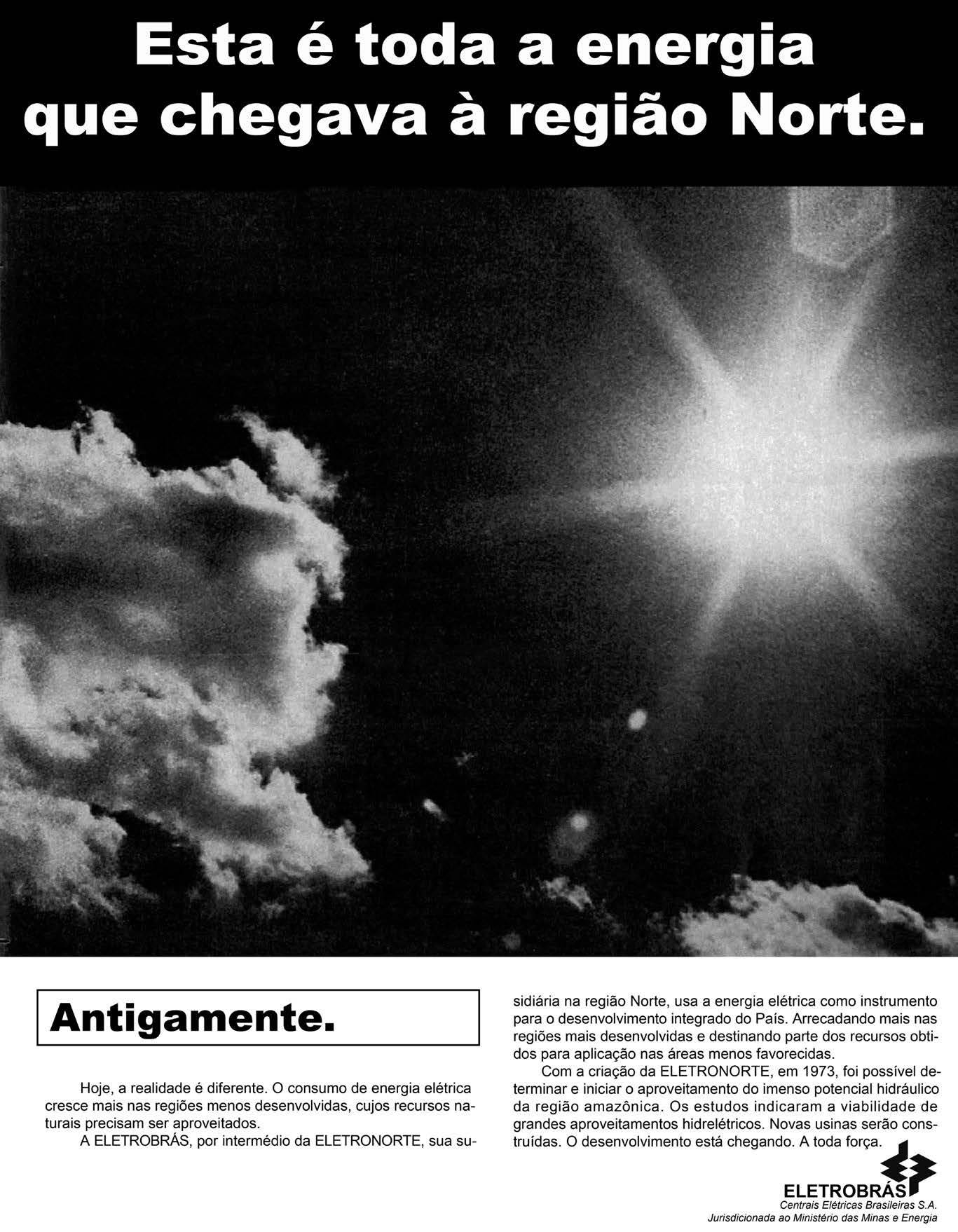 1971: Os estudos energéticos da Amazônia e do Nordeste
